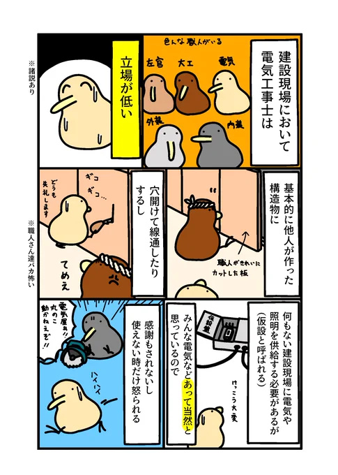元電気工事士のキーウィによる電気工事士あるある(1/2) 