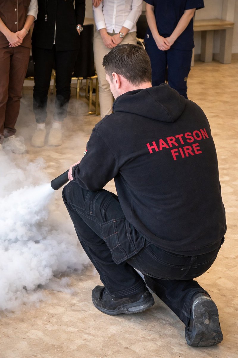 The team at Hartson Fire don’t just install &amp; service fire extinguishers 🔥🧯 They make sure your staff actually know how to use them too.

Because the right equipment means nothing if no one knows what to do when it matters.