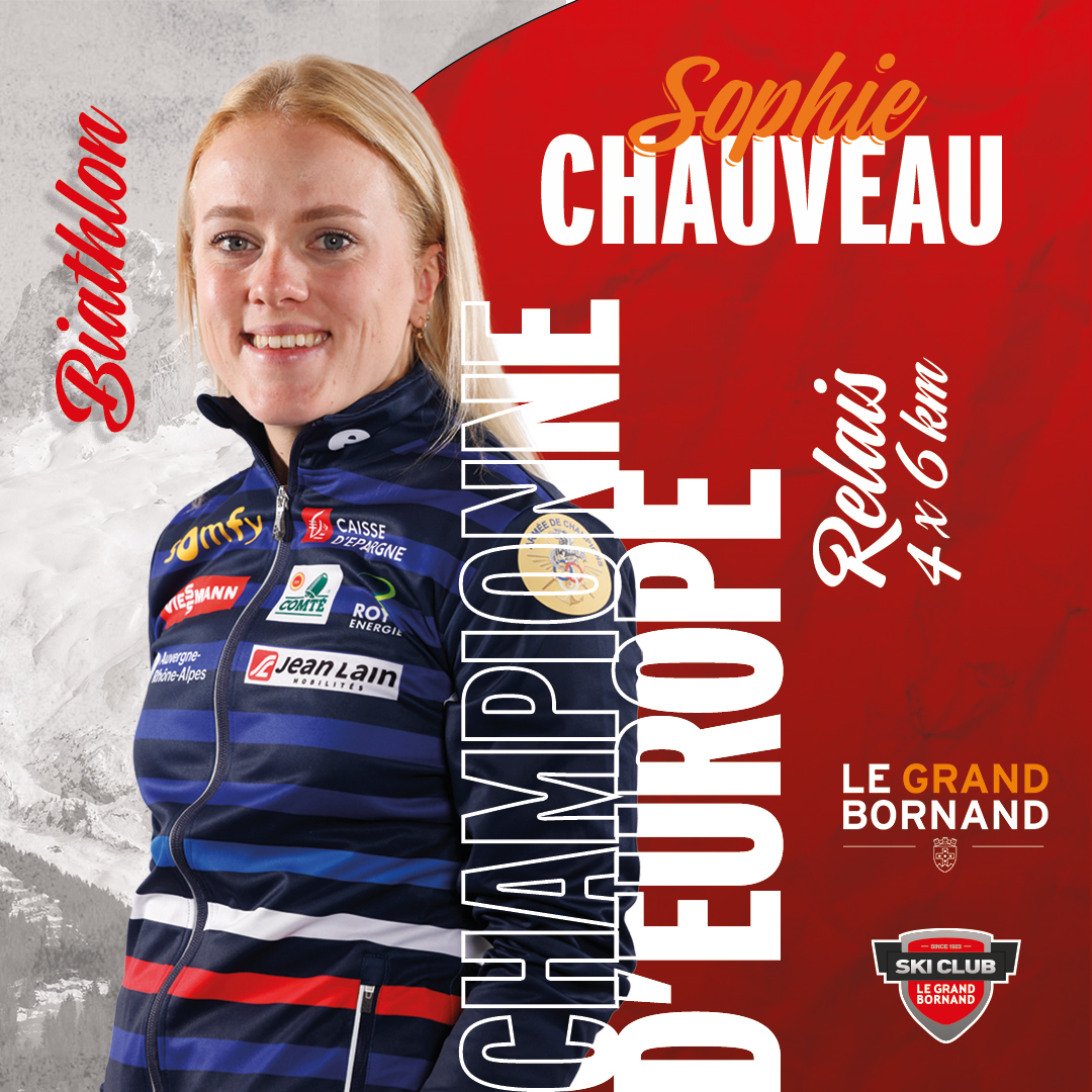 BiathlonALGB's tweet photo. Nos champions ont brillé ce week-end !🎯

🥇 Sophie Chauveau est Championne d’Europe en relais et prend le bronze sur la poursuite.
🥉 Damien Levet décroche aussi le bronze en relais.

Bravo à tous les deux ! 👏 https://t.co/sQu8zdkxec