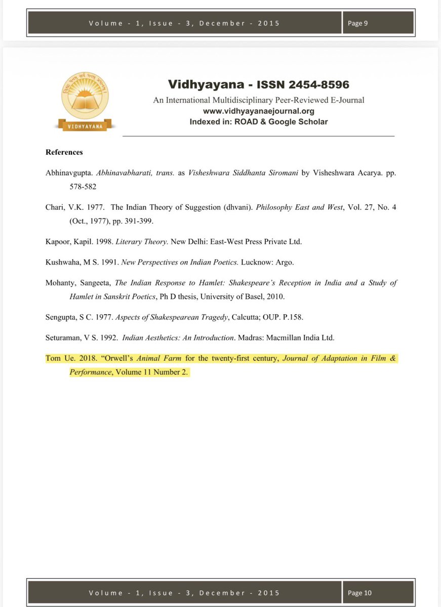 BarotNidatt's tweet photo. @CMOGuj @adhia03 @PMOIndia 
Prof Kamal Mehta HOD Department of English, Sau Uni wrote paper in 2015, Published in online Vidyayana Journal, he wrote about NEP 2020 and Gave reference of 2018 in paper of 2015. Now he will face CAS Senior Professor interview for Level 15!! https://t.co/rIPLggsRSE