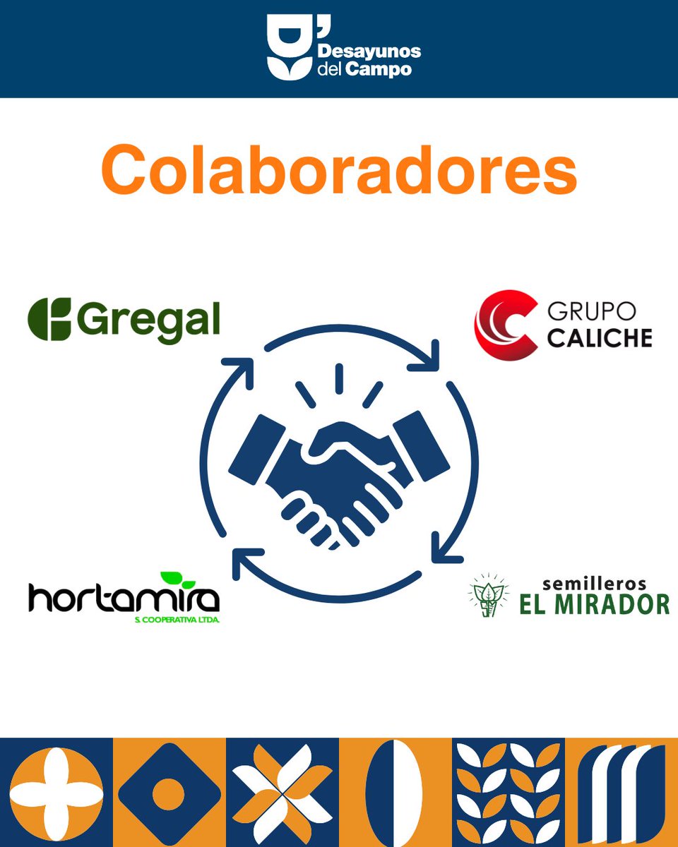 desayunos_campo's tweet photo. 🤝 Gracias a quienes hacen posible Desayunos del Campo.

Este proyecto existe gracias al compromiso de más de 20 empresas y cooperativas que creen en la importancia del diálogo, el conocimiento y el futuro del sector primario.

Queremos agradecer la colaboración y el apoyo de entidades como @GregalSCoop , Grupo Caliche, @hortamira  y Semilleros El Mirador, entre muchas otras, que suman esfuerzo para que este espacio de reflexión y encuentro sea una realidad.

☕🌾 Desayunos del Campo es unión, escucha y compromiso con el campo.
Seguimos construyendo juntos un sector más fuerte y con voz propia.