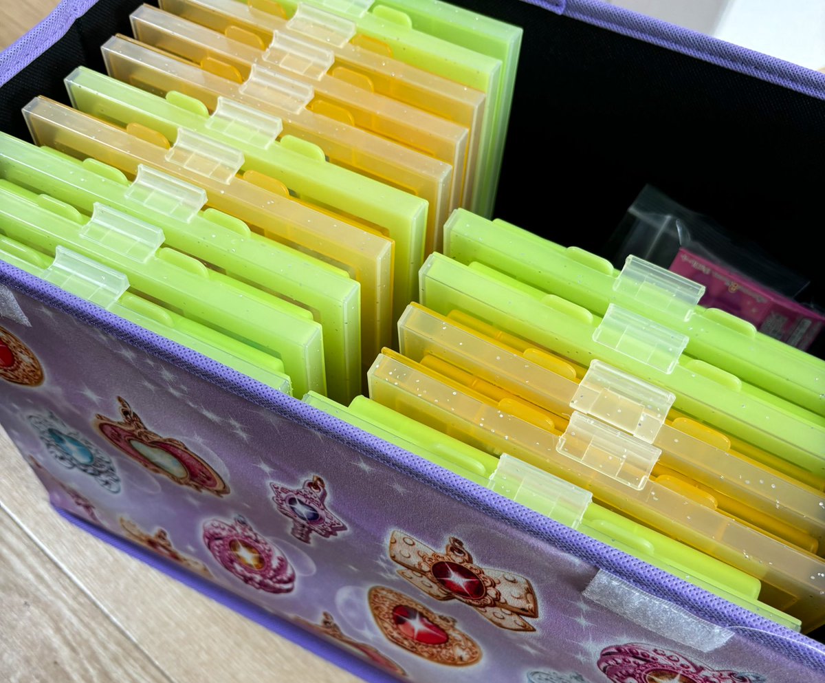 しまむらのセボンスター収納ボックスに手持ちのセボンスター入れた✨数