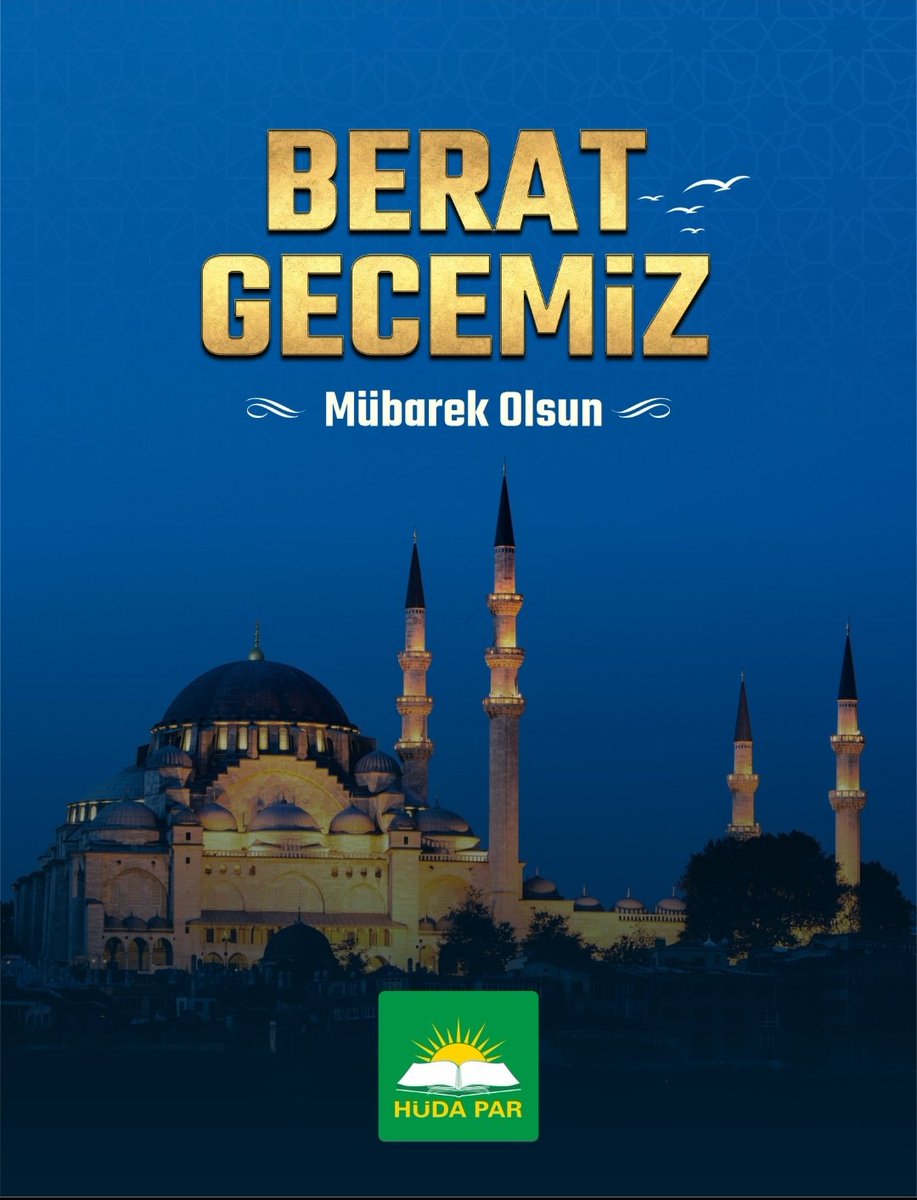 Berat Gecesinin; tüm İslam âlemi için bağışlanmaya, rahmete ve hayırlı başlangıçlara vesile olmasını niyaz ediyoruz.
Özelde Siirt'li hemşehrimizin genelde tüm İslam aleminin berat gecesini kutluyor. Hayırlara vesile olmasını temenni ediyoruz .