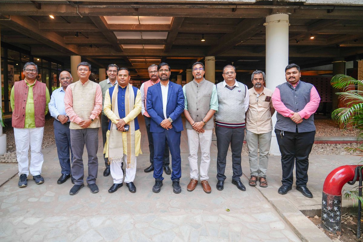 Shri Kishor Barman, Hon’ble Minister for Panchayat, Higher Education and General Administration (Political), Government of Tripura visited National Institute of Design, Ahmedabad on 29th January 2026.

<a href="/KishorBarmanBJP/">Kishor Barman</a> , <a href="/NID_India/">NID, India</a> 
<a href="/PiyushGoyal/">Piyush Goyal</a> , <a href="/JitinPrasada/">Jitin Prasada जितिन प्रसाद</a> 
<a href="/DPIITGoI/">DPIIT India</a>