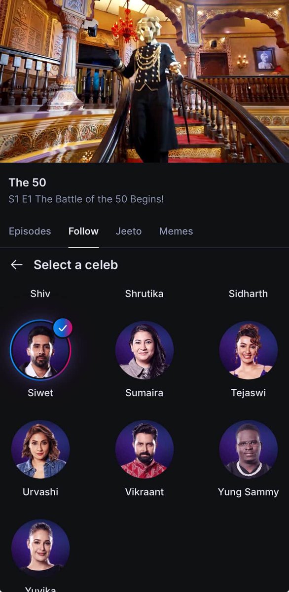 MrTomar0108's tweet photo. Attention Siwet Tomar supporters 🚨

Here’s your chance to be part of something BIG 
Stand with SIWET TOMAR!! show your support and you could be in the race to win ₹50 LAKHS 💸

Click the link And Follow Siwet Tomar first👇🏻 
https://t.co/JLzS4buvOW

#SiwetTomar #The50 #The50Show https://t.co/XBVCl2JxTu