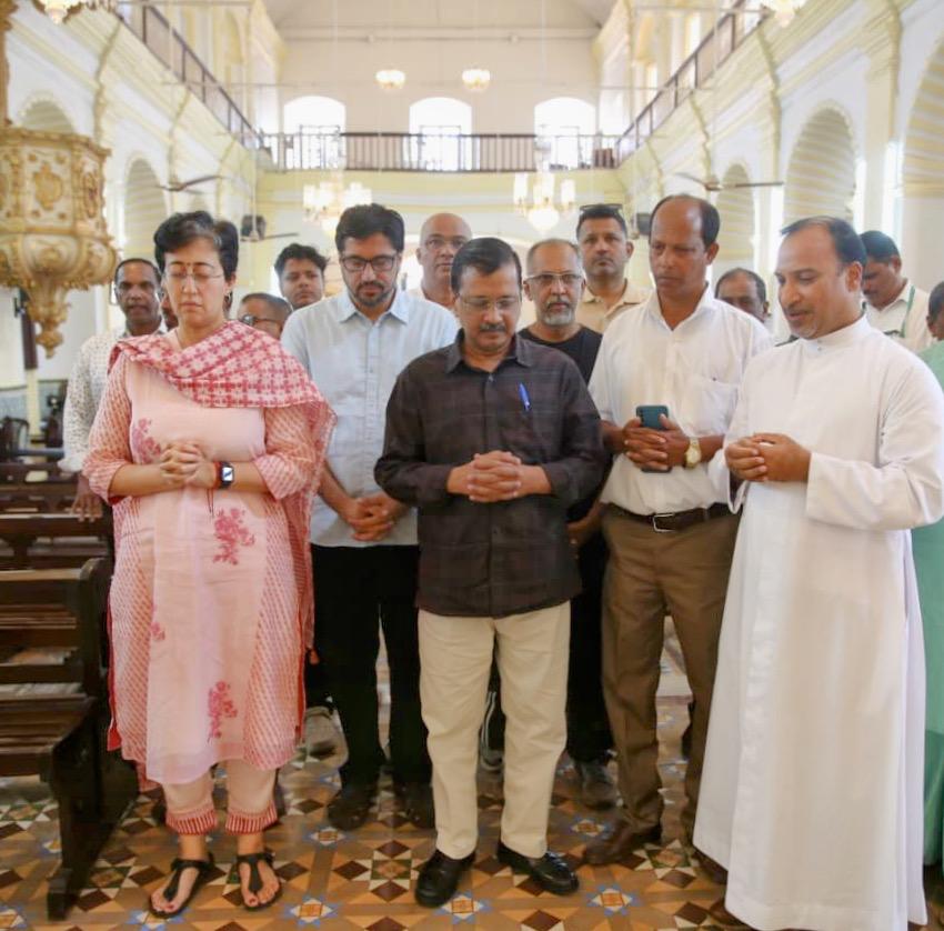 Visited St. Alex Church in Calangute Goa, to seek blessings for peace, compassion, and inclusive growth. Let us walk the path of harmony together.