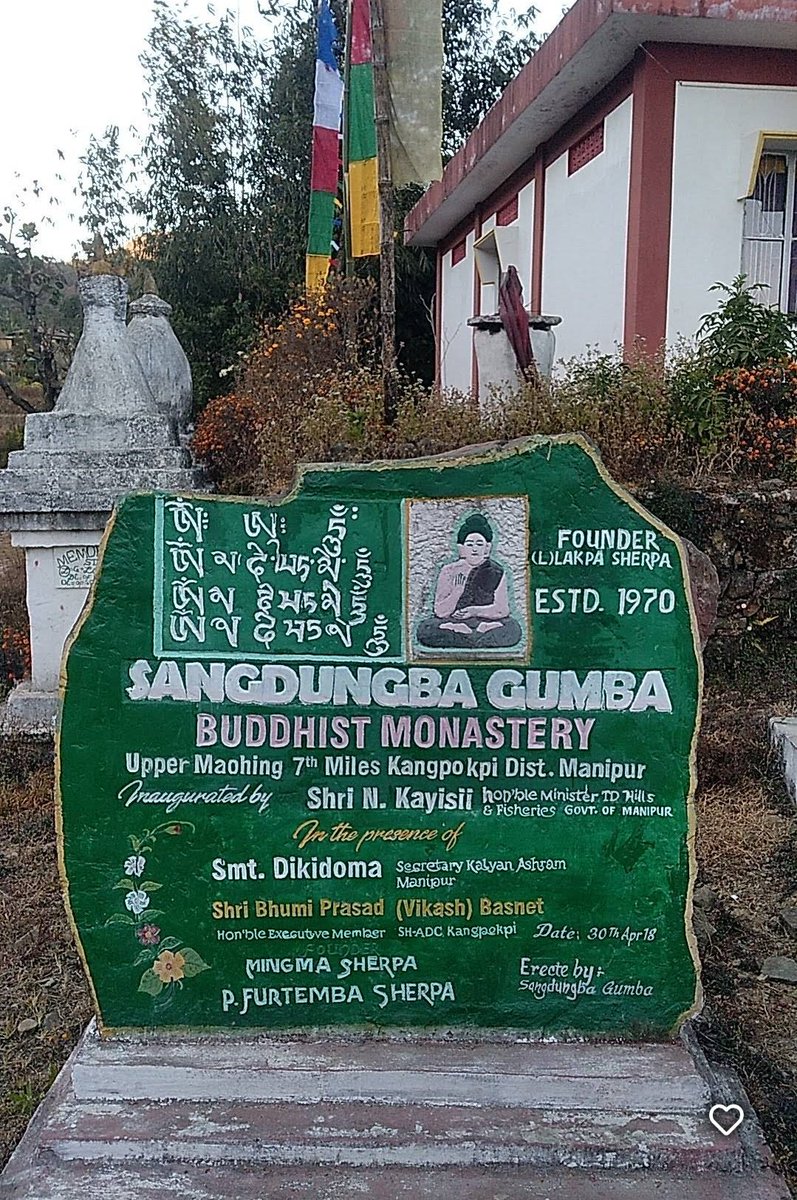 koubru_lakpa's tweet photo. Chin-Kuki h@te monger @ngulmint wants to suppress the Buddhist Nepalese community and anyone who follows Bhudism in Manipur.

He's playing the same tactics of Kuki narco terr0rists who want to ethnically cleanse everyone who aren't Kukis from Kuki infiltrated areas of Manipur.

Does this m0ron know there are Buddhist monasteries in Manipur older than his journey from Burma to Manipur?

@LokBhavManipur
@NBirenSingh
@meiteiheritage
@Paari_Athouba
@laimacha 
@PoknaphamNews 
@NepCorres