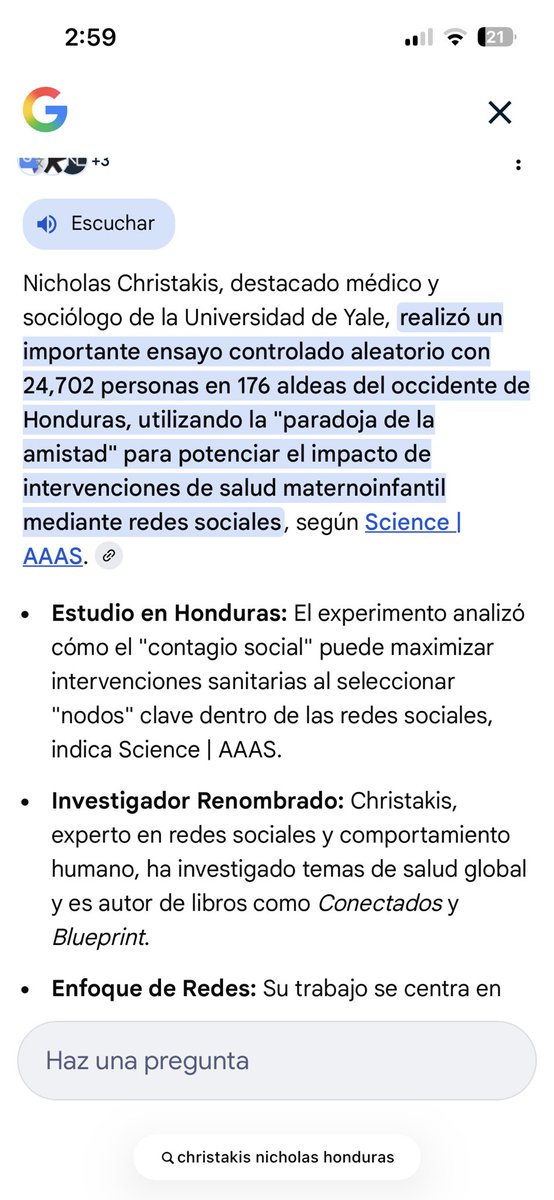 Nicholas Christakis formó parte de la red de contactos de Epstein sobre experimentos en Honduras.