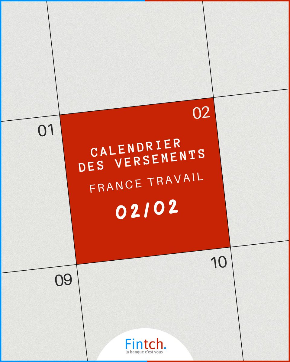 RAPPEL ⚠️

Votre virement du France Travail sera crédité tout au long de la journée sur vos comptes jusqu’à 21h ! 🤓
Rejoignez la communauté Fintch 💡!

#pôleemploi #francetravail