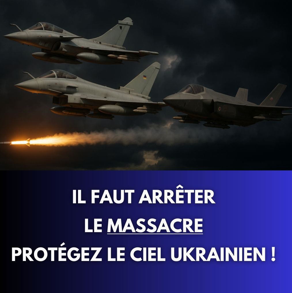 🇪🇺 Si on ne fait rien, des MILLIERS d’enfants, de grands parents, des femmes enceintes et de personnes malades vont littéralement MOURIR DE FROID !

On PEUT faire quelque chose : envoyer nos avions aider la défense aerienne ukrainienne, loin du front ! 

UN PEU DE COURAGE BORDEL