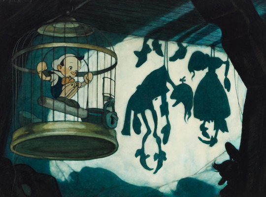 DisneyReact's tweet photo. 🎨 Arte conceptual de 'Pinocho' (1940) realizados por el artista Gustaf Tenggren https://t.co/jkUHShiYoj
