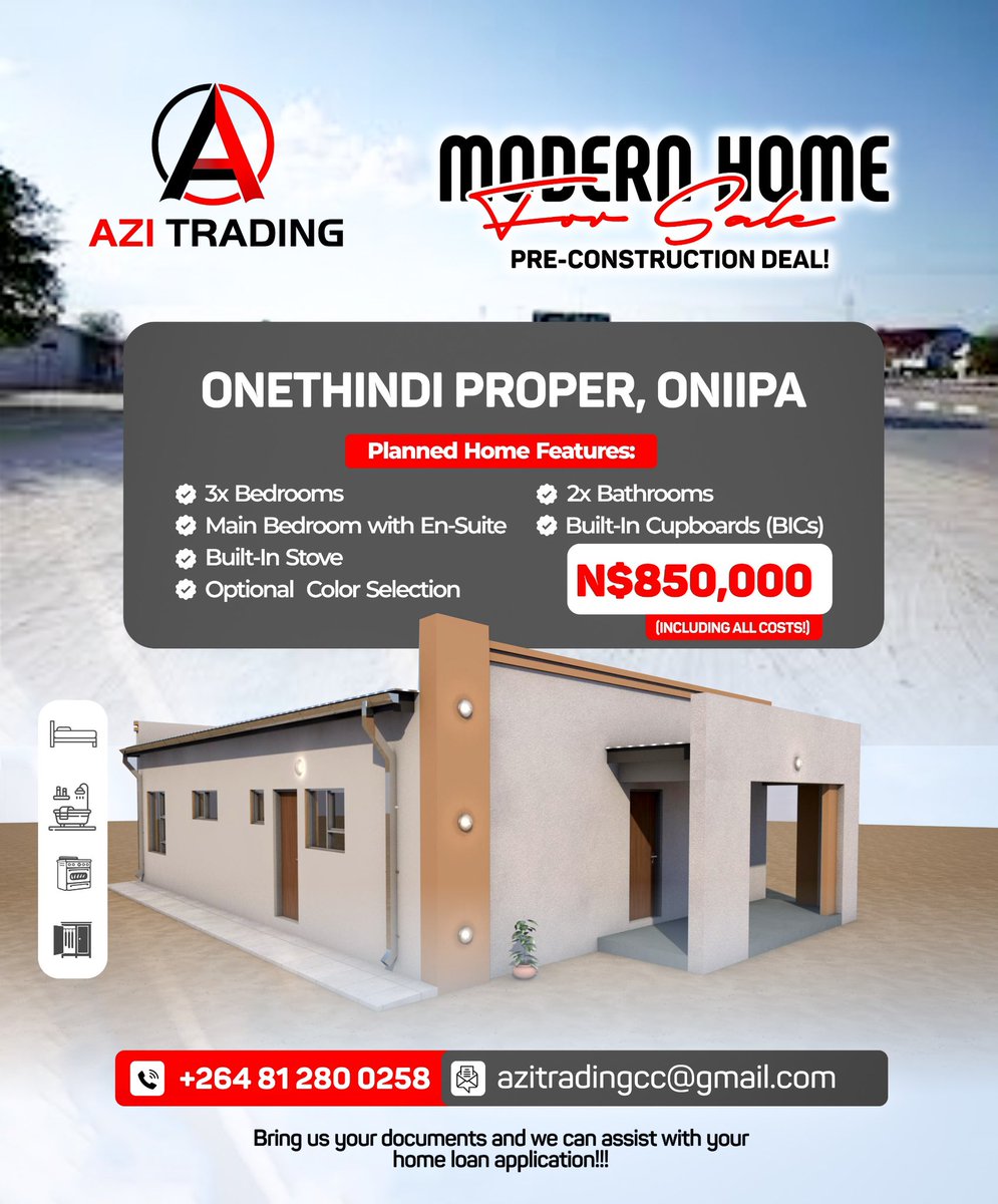 oshigambo's tweet photo. Built to last. Designed to shine.
📞 +264 812800258 https://t.co/7qDttpZyBn