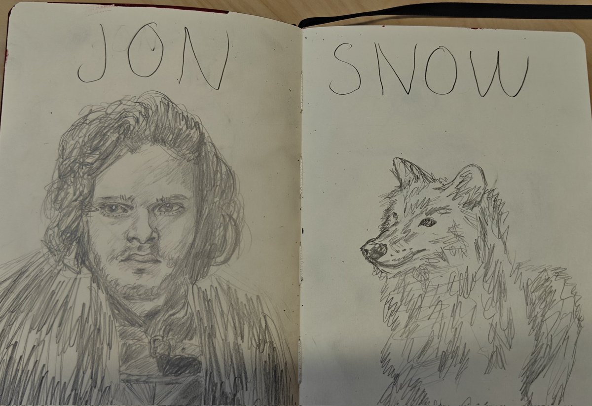VioletCiri's tweet photo. Jon Snow and his wolf, game of thrones #GameOfThrones #got
Follow me if you like this drawing :) https://t.co/BoJ7gyozVh