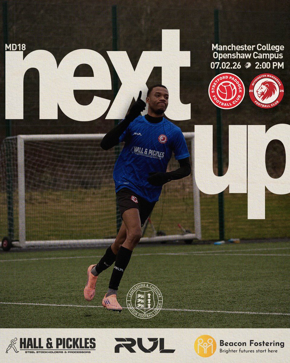 With 3 league games left for us to chase our first point of the season, our next away trip takes us to face Stretford Paddock this weekend.