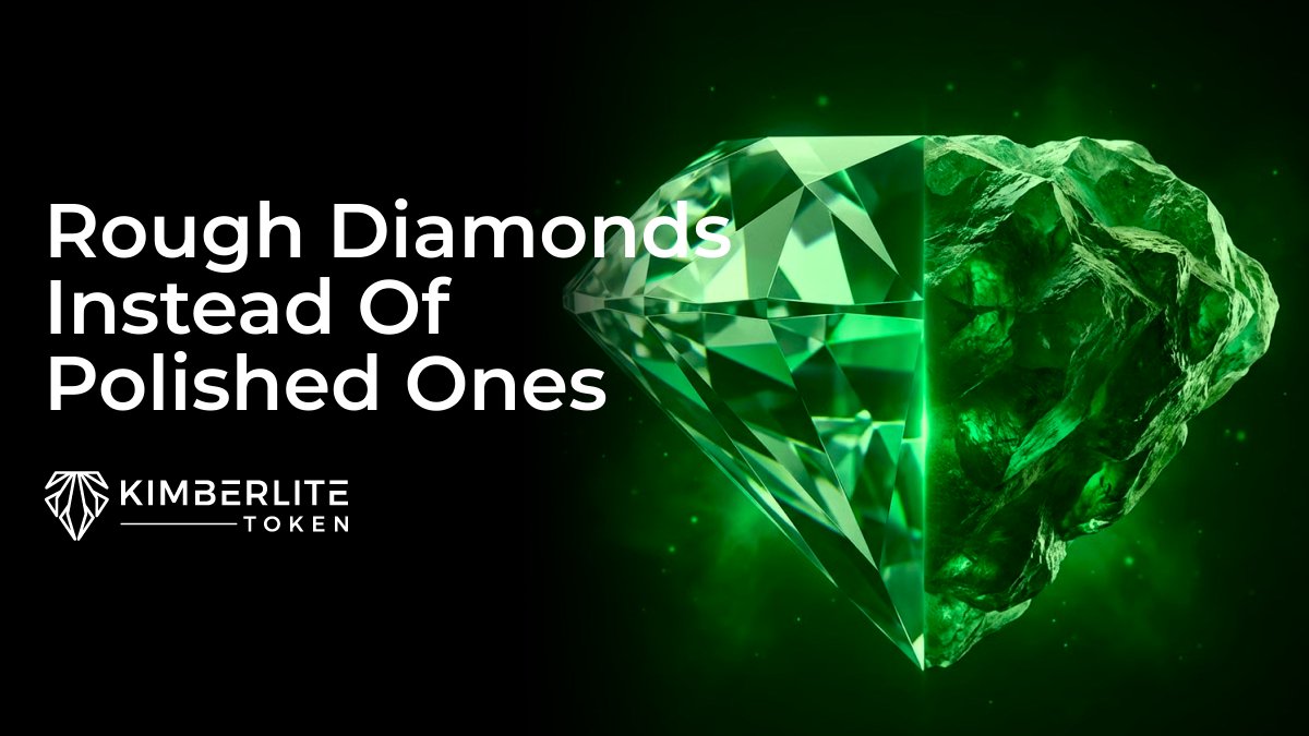 KimberliteToken's tweet image. Why rough diamonds instead of polished ones?

▪️ Polished diamonds look finished but that polish hides a lot. Pricing, margins, and even quality assessments are shaped by cutting choices and market markups that aren’t always transparent.

▪️ Rough diamonds work differently. Their