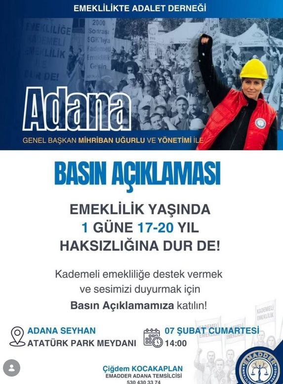 slhcnisilcan's tweet photo. @magdursuztoplum @erbakanfatih @rprefahpartisi Emeklilik hayal değil, haktır.
Bu hak geciktirilemez.
ÇözümKademede

@erbakanfatih
@suatkilic
@mvaliyuksel42
@mehemmed19
@rprefahpartisi
@EmadDernegi
#ÇözümKademede https://t.co/IzNrvpxqeH