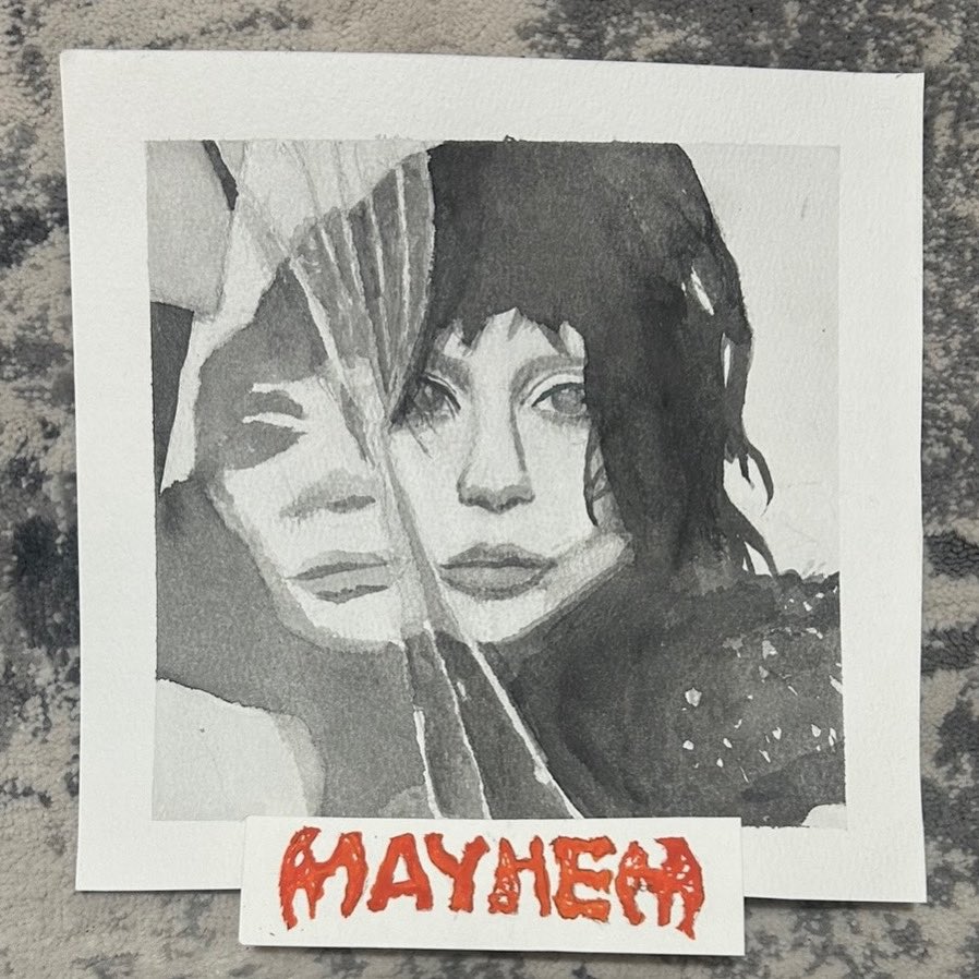 I made this watercolor painting for one of my favorites albums, Mayhem by <a href="/ladygaga/">Lady Gaga</a>.
This albums is so special to me, the real album of the year. Thank you so much Mother Monster.
#ladygaga #ladygagamayhem