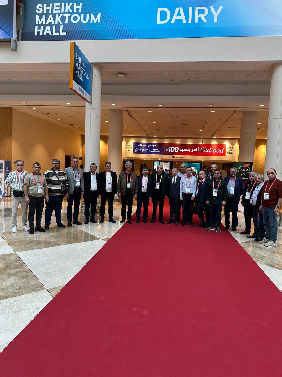 PTBiletisim's tweet photo. Yönetim Kurulu Başkanımız Sn Yahya TOPLU, beraberinde Borsa Meclis Üyelerimizle birlikte Birleşik Arap Emirlikleri, Dubai’de her yıl düzenlenen, dünyanın önde gelen firmalarının katıldığı, GULFOOD-2026 “Uluslararası Gıda ve İçecek Fuarını” ziyaret etti.
@PTBiletisim @yahyatoplu https://t.co/Ja5fxgRk64