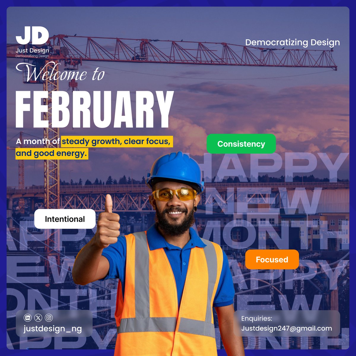 justdesign_ng's tweet photo. Stepping into February with clarity, focus, and steady progress. Here’s to a month that moves us forward. https://t.co/74HV52gLid