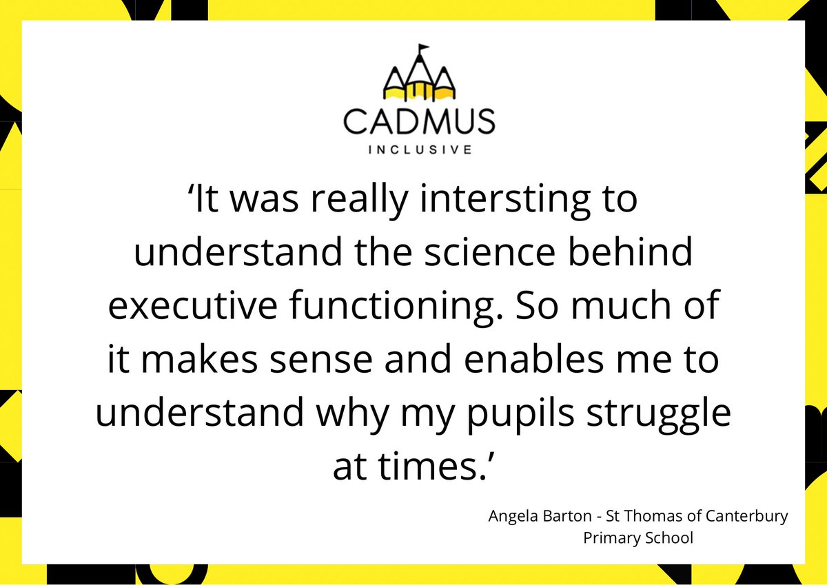 cadmusinclusive's tweet photo. We had a fantastic time with our awesome course attendees exploring Executive Functioning and Working Memory. 💡

#send #specialeducationalneeds #inclusion #workingmemory  #ExecutiveFunctioning https://t.co/CgWtqxFJNb