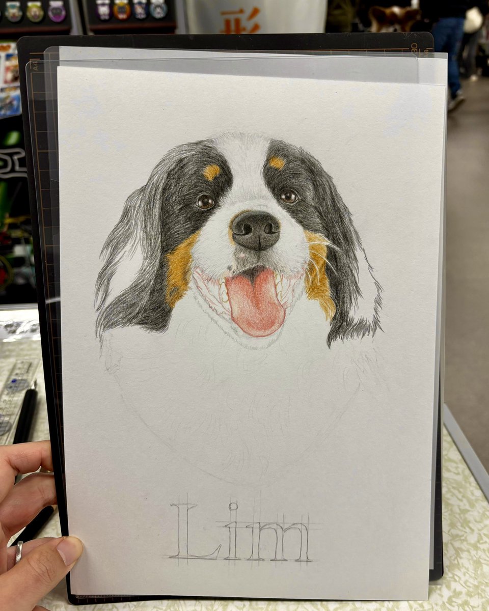 昨日、出店したマルシェでライブペイントさせて頂きました✍️ いつも