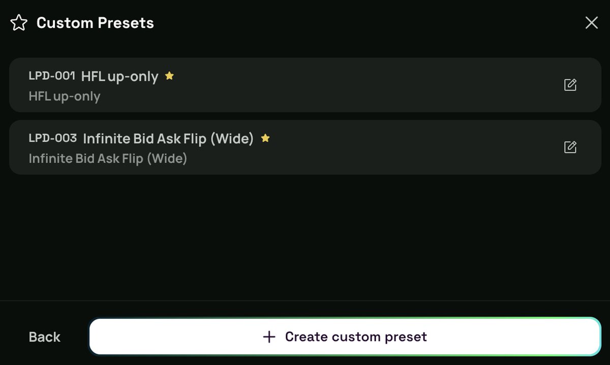 3 HUGE <a href="/HawkFi_/">HawkFi</a> updates for LPs to print MORE FEES

🌊Precision Curve: 2x fees vs 69bin DLMM

⛰️Precision BA: HFT volatility + earn fees

💫Custom Presets: "Claude Code moment" for DLMM