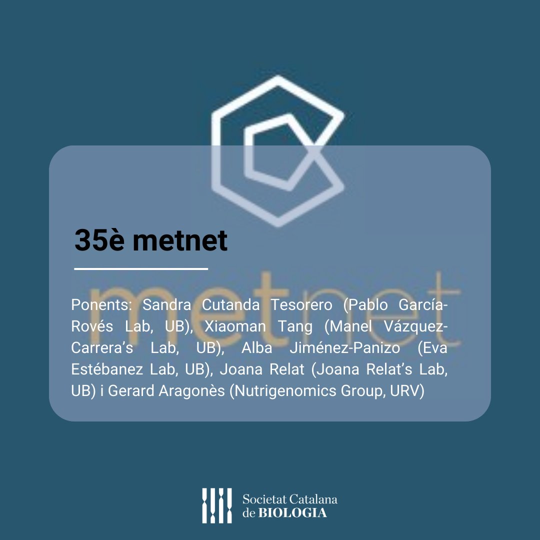 Societat Catalana de Biologia tweet media