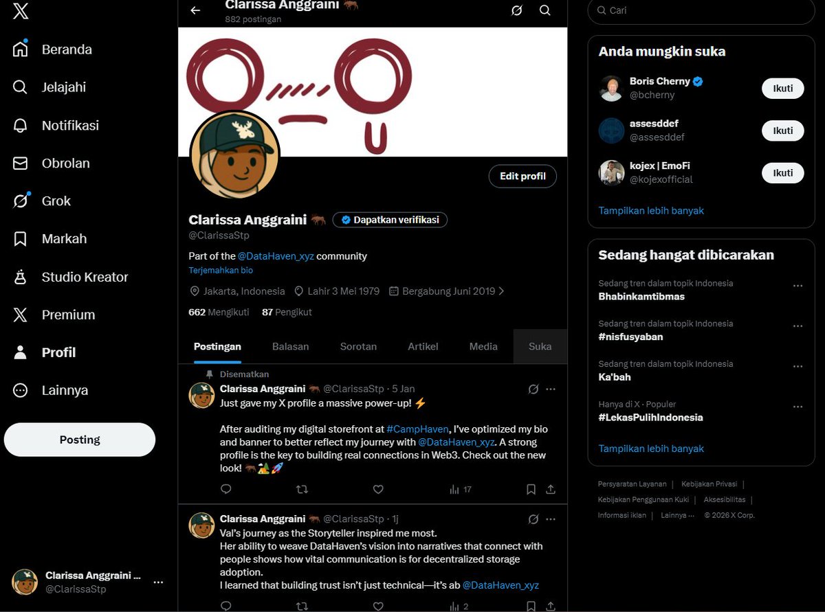 Just updated my PFP with the DataHaven hat—proud to rep Camp Haven and everything it stands for: creativity, community, and verifiable infrastructure.  
Let’s build the future together.  
<a href="/DataHaven_xyz/">DataHaven 🫎</a> #CampHaven