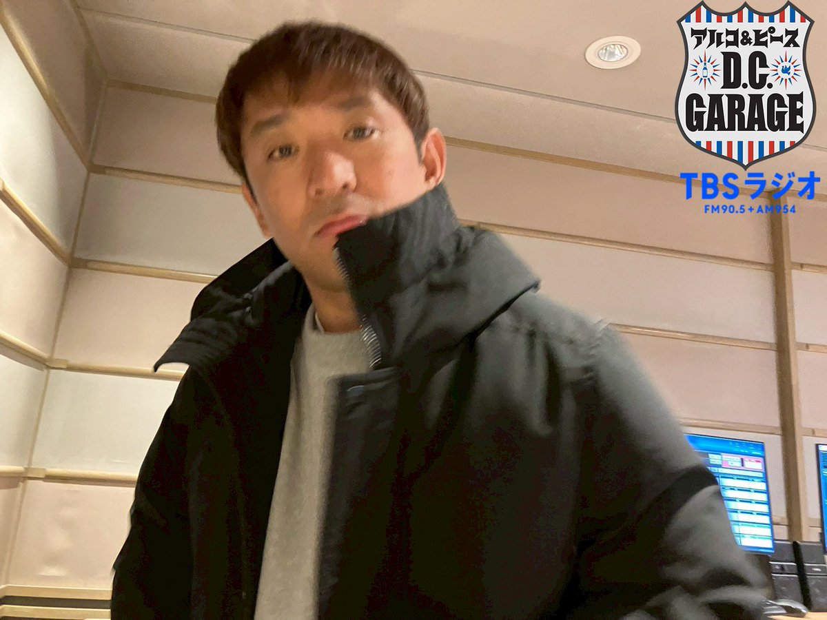 TBSラジオアルコ&ピースD.C.GARAGE ネイビー スウェットシャツ TBS