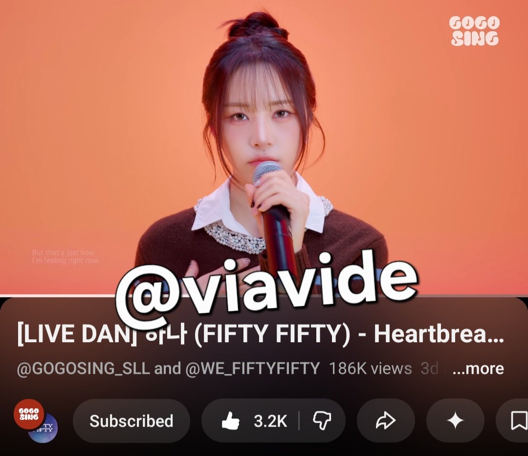 하나의 완곡버전 하트브레이크과 이런 예쁜 영상 찍어주셔서 감사합니다, 고고싱❤️
#GOGOSING_하나 #LIVEDAN_하나 #하나_Heartbreak
