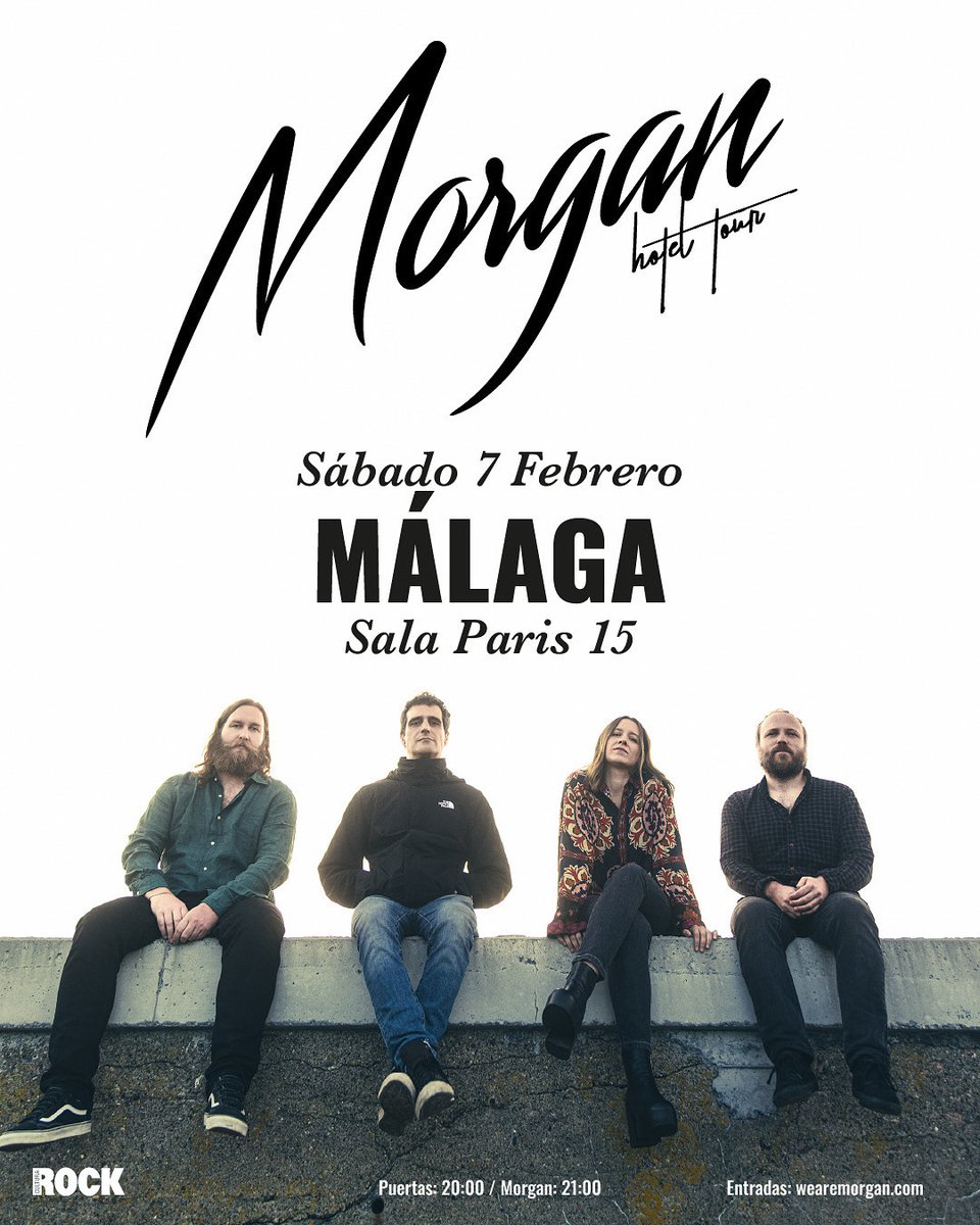 prmsinfronteras's tweet image. Este próximo fin de semana, @morgan_musica  aterrizan en #Andalucía con #HotelMorgan.
Viernes concierto en #Sevilla y el sábado en #Málaga.

🎟 Entradas: wearemorgan.com
