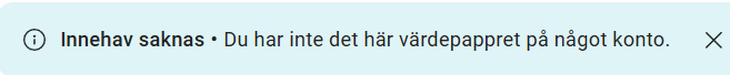 nuttypeanut's tweet photo. @avanzabank Nu verkar hälften fungera iaf! 😊 Kan lägga köporders utan problem men vid säljorders tycker den inte att jag har några aktier äv om jag har det (ser inne på portföljöversikten att de ligger under Övriga värdepapper och heter fortfarande Troy Minerals där) https://t.co/RCKfmGgnnT