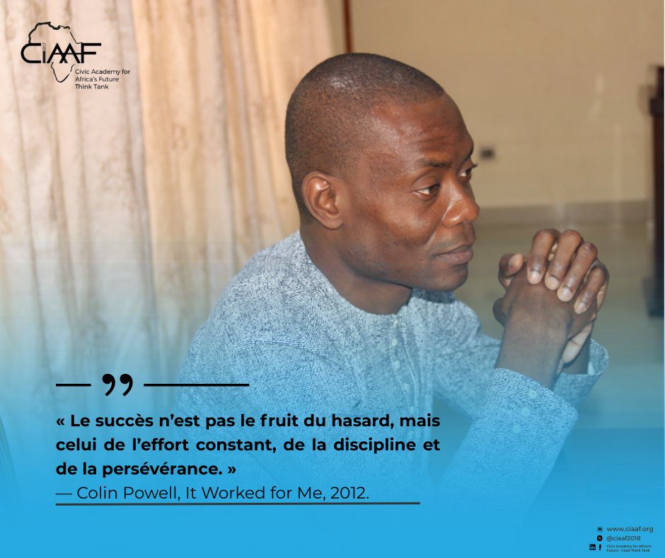 Bonjour à tous 
En ce nouveau mois qui s’ouvre, rappelons-nous que les résultats durables naissent de l’engagement quotidien, de la rigueur et de la persévérance.
Prenons ce lundi comme une opportunité de repartir avec clarté, constance et détermination.
#LundiDeMotivation #CiAAF