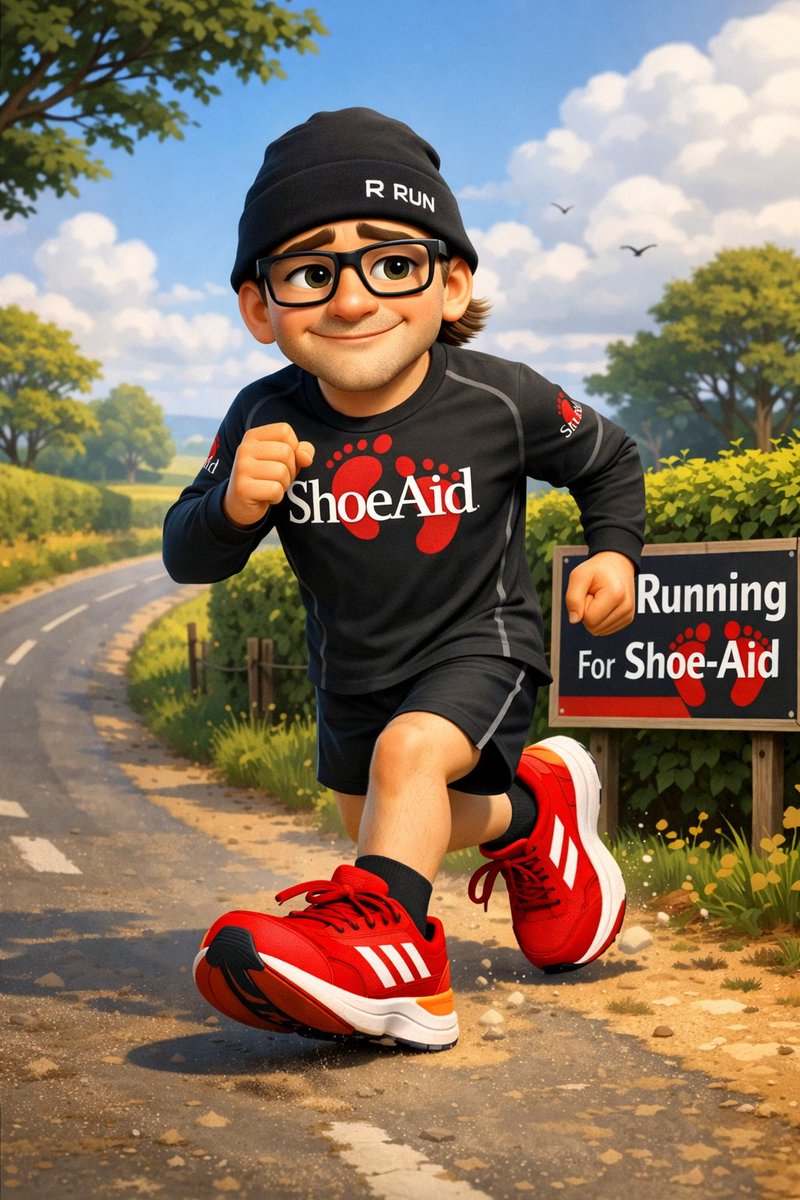 Running for Shoe-Aid. Link to donate and thank you in advance.  

gofund.me/eb5b90183 <a href="/shoeaiduk/">Shoe Aid</a>
