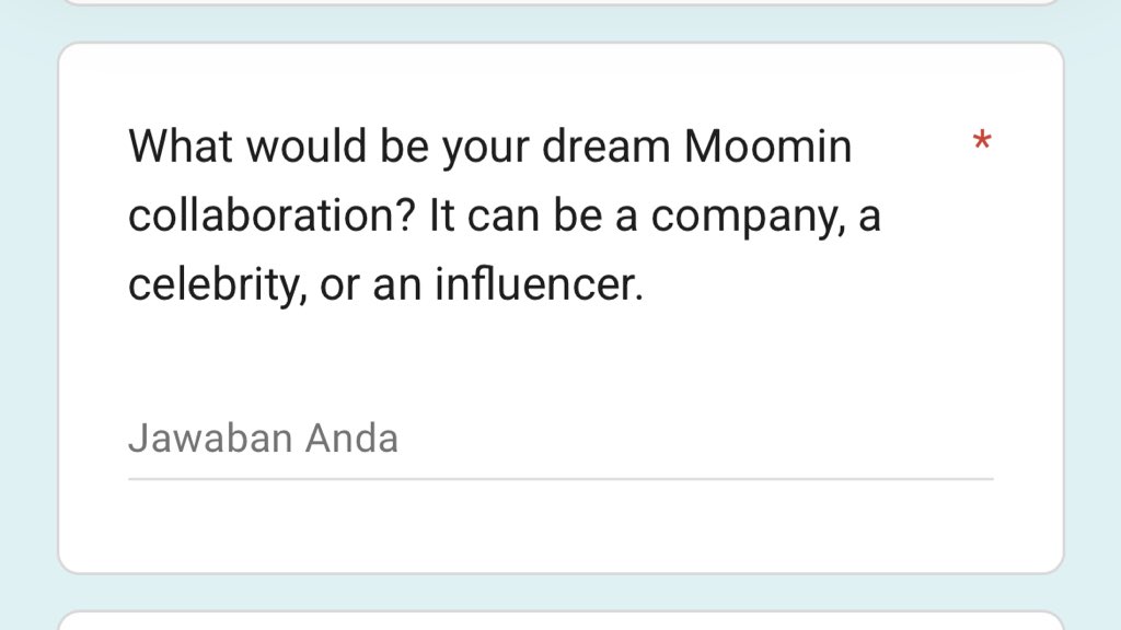 kapenthu's tweet image. fill ‘Moomin Product Wishlist’ and reccomend #RENJUN
docs.google.com/forms/d/e/1FAI…