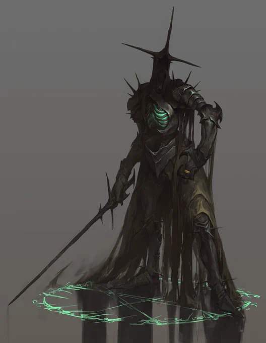 Illustration | The Lord of the Rings - Witch-king of Angmar Artist: