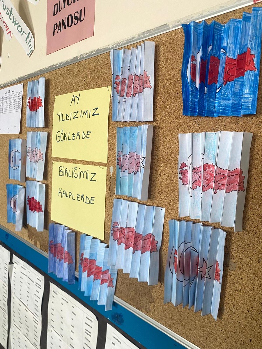 Bayrağımız; ortak geçmişimizin, birlik duygumuzun ve bağımsızlığımızın en güçlü simgesidir. Ay-yıldızlı bayrağımız, şehitlerimizin emaneti olarak ilelebet göklerde dalgalanacaktır.  
#BayraklaBaslayanOkul <a href="/Varto_MEM/">VARTO İLÇE MİLLİ EĞİTİM MÜDÜRLÜĞÜ</a> <a href="/Yalcn_Sune/">Yalçın Süne</a> <a href="/tcmeb/">Millî Eğitim Bakanlığı</a>