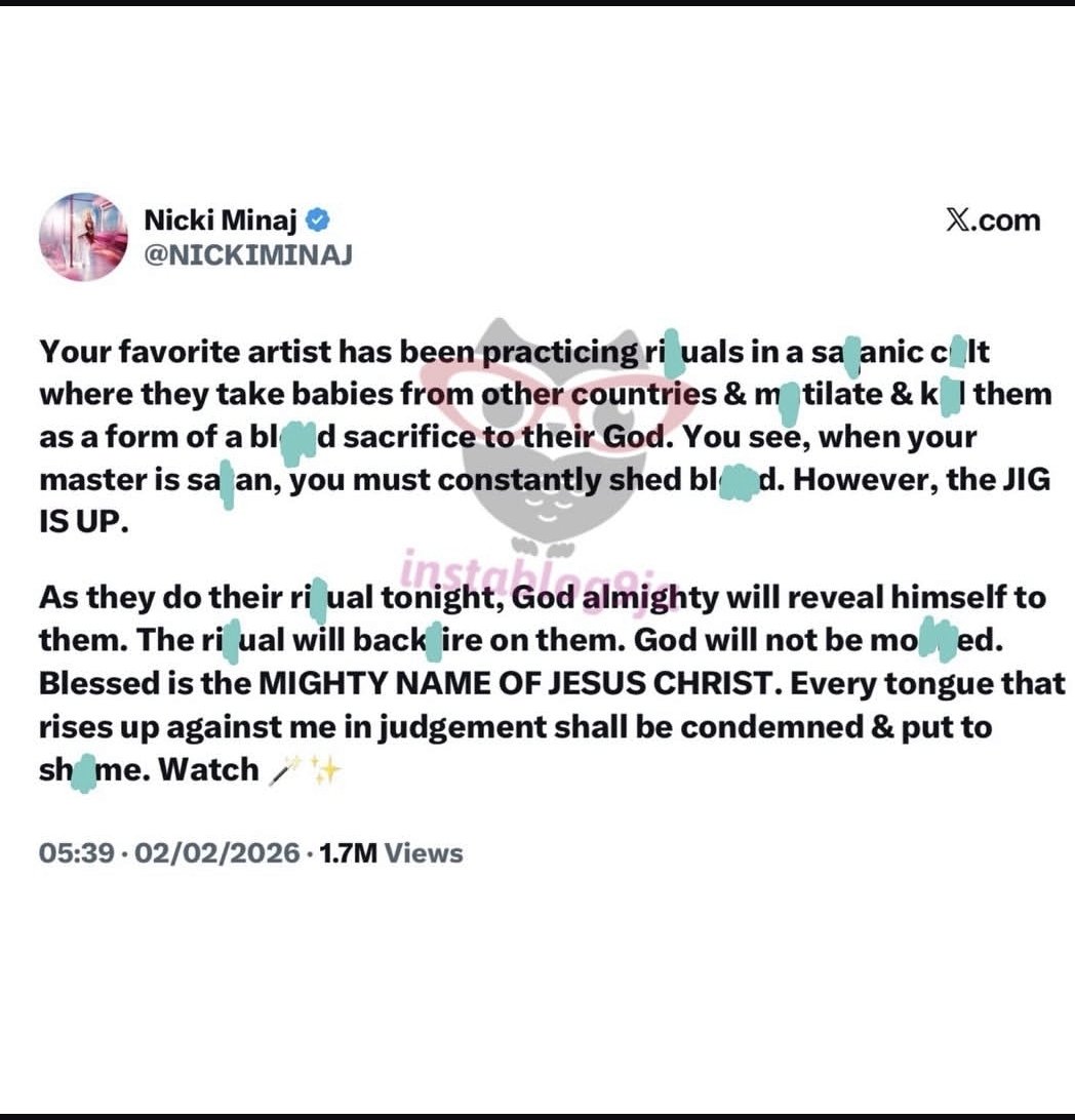 PoojaMedia's tweet image. This is serious from Nicki Minaj 🤪