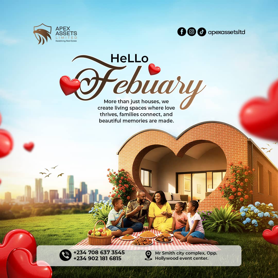 AssetsApex27908's tweet photo. This new month, we celebrate the moments that matter most family, connection, and home.
More than houses, Apex Assets creates living spaces for real life.
Happy new month.
#NewMonth #ApexAssets
#RealEstate #PropertyInvestment https://t.co/9FPIgohGm4