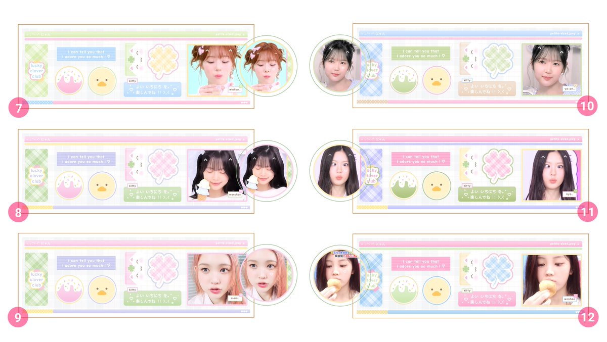 [♡] layout ready stock gg.

(cek alt untuk detail chara avail.)

ㅤ; 💸 7.000/each.
ㅤ; 🐰 get ava png.
ㅤ; 🍓 free retext nick.
ㅤ; 💬 payment via qris.

❗note : untuk pembelian bundle lebih dari 2 item, harga menjadi 5.000/each.

#zonauang