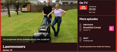 TheBuddingFD's tweet image. On #TV TOMORROW 8pm @BBCOne, Inside the Factory visits a @HayterMowers Lawn Mower manufacturer in Hertfordshire. Also featuring our founder &amp;amp; #museum #curator Clive Gravett who advises and talks #history with Ruth Goodman, don't miss it!

bbc.co.uk/programmes/m00…