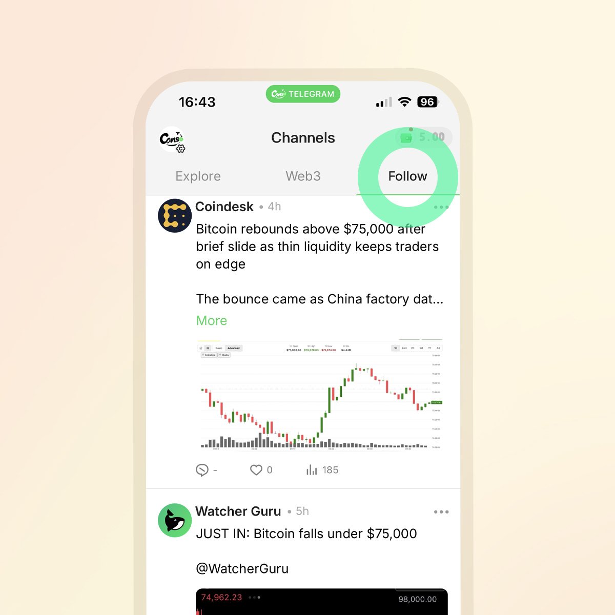 conso_tg's tweet photo. One chart.
Ten channels.
Twenty interpretations.

The problem isn’t lack of information —
it’s that everything arrives out of order.

Conso puts the channels you follow into one timeline,
so you see the market unfold, not fragment.
#Conso #FollowTimeline https://t.co/Uu1BJW1nME
