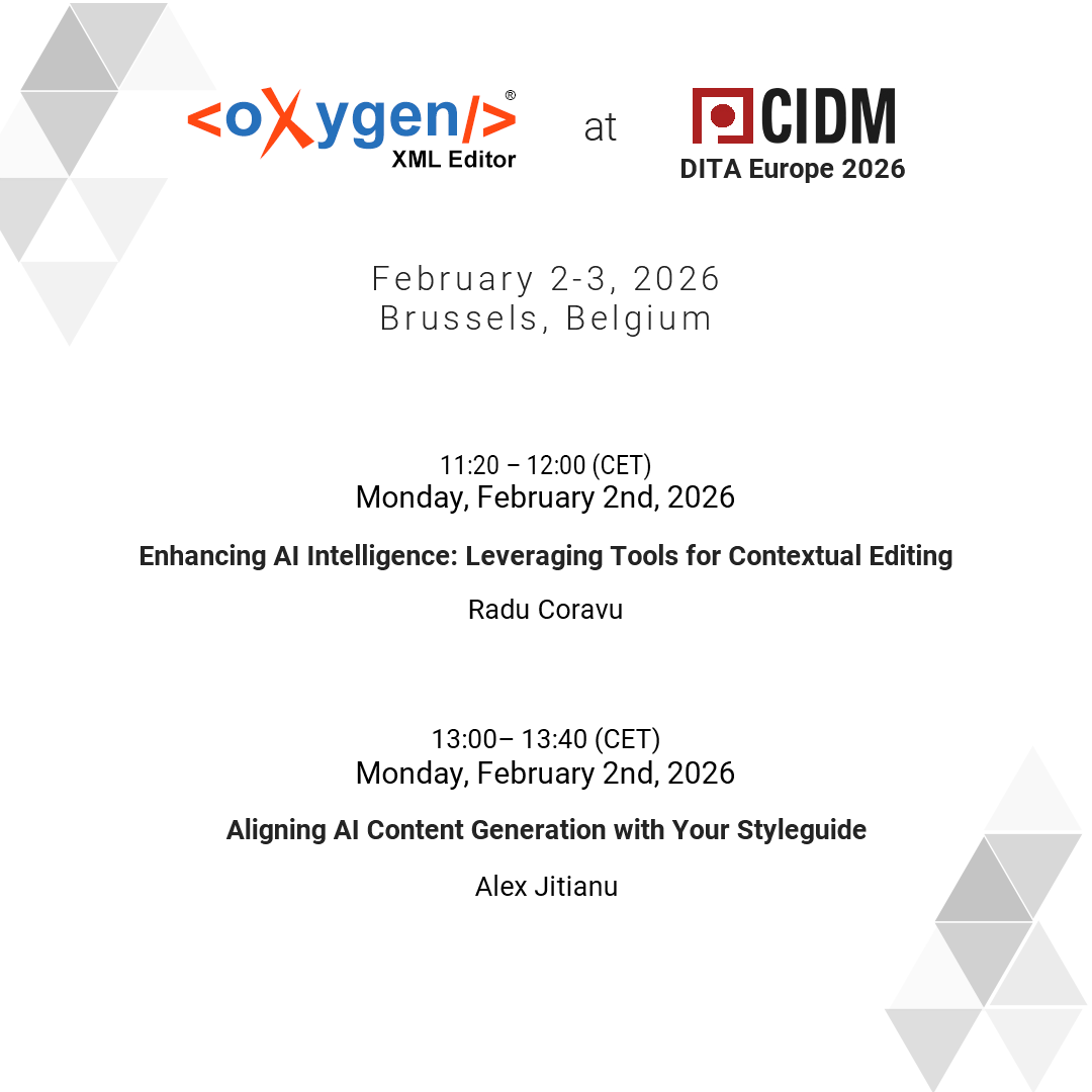 Oxygen XML Editor tweet media