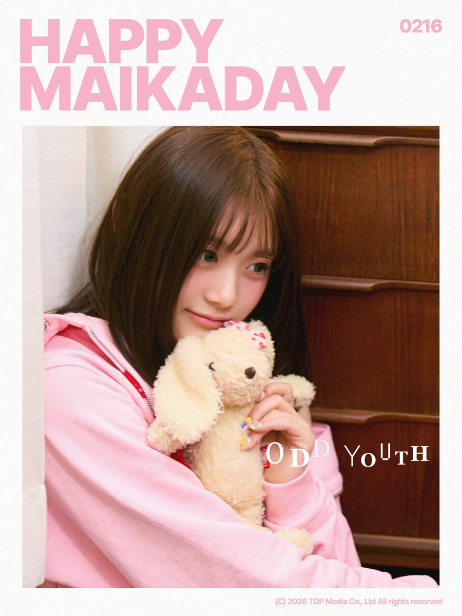 oddyouth_offcl's tweet image. [#ODDYOUTH] #마이카 의 생일을 축하합니다! 

HAPPY BIRTHDAY TO #MAIKA 

#마이카_생일축하가_터질듯해_깡총 
#MY_KIND_PEACH_MAIKA 
#HAPPYMAIKADAY