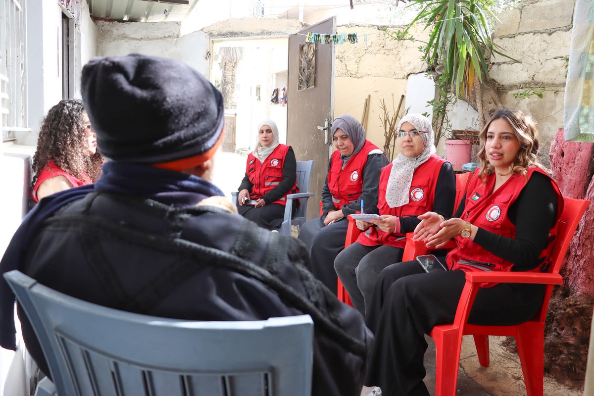 AttaDurraniIFRC's tweet photo. .@_JNRCS with technical support of @IFRC, funded by #KOICA, concluded 4day intensive training in #irbid under Water n Peace project. 20 community volunteers trained n community engagement, data collection water-saving awareness. Fieldvisits, focus groups promotions in villages https://t.co/FfGohas7xB