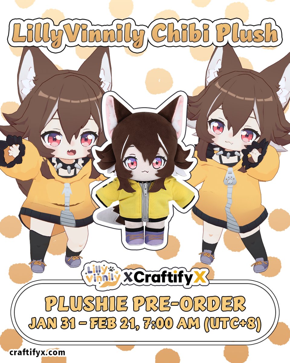 craftifyxco's tweet photo. Sometimes she’s a clingy puppy, sometimes a mysterious kitten—but one thing’s for sure: she really wants to play with you~
Alrighty, let’s start with the basics: hide and seek. No giving up, okay? @LillyVinnily is always watching!👀✨

【https://t.co/fnhbRESflq】 https://t.co/cgmdtR2ISj