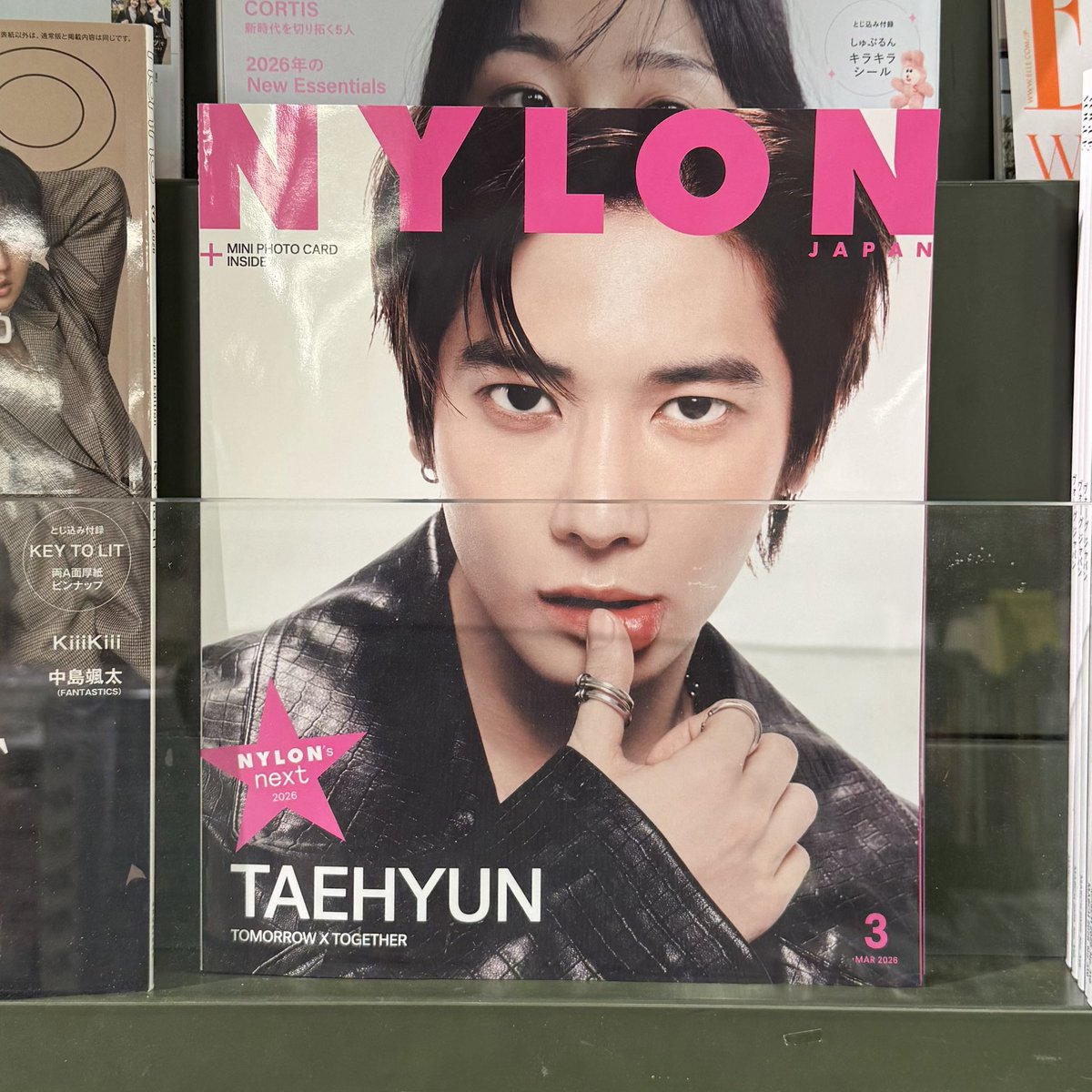 【SALE】ナム・テヒョン掲載ページ（ポスターサイズ）#31457 TOMORROW X TOGETHER #TAEHYUN ( #テヒョン ）さん表紙 NYLON JAPAN3月
