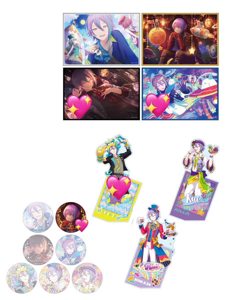 konoha_otori's tweet photo. はぴこれ 交換  神代類 プロセカ

求）💖が付いているもの各1
(缶バッジは買取のみ、他は交換)
譲）マークなし(色紙、アクスタ)

※同種交換でお願いしたいです🙇🏻‍♀️՞
※FF外からも大歓迎ですので、ご気軽にお声がけ下さいませ𐔌՞･·･՞𐦯 https://t.co/qR3SlciFXX