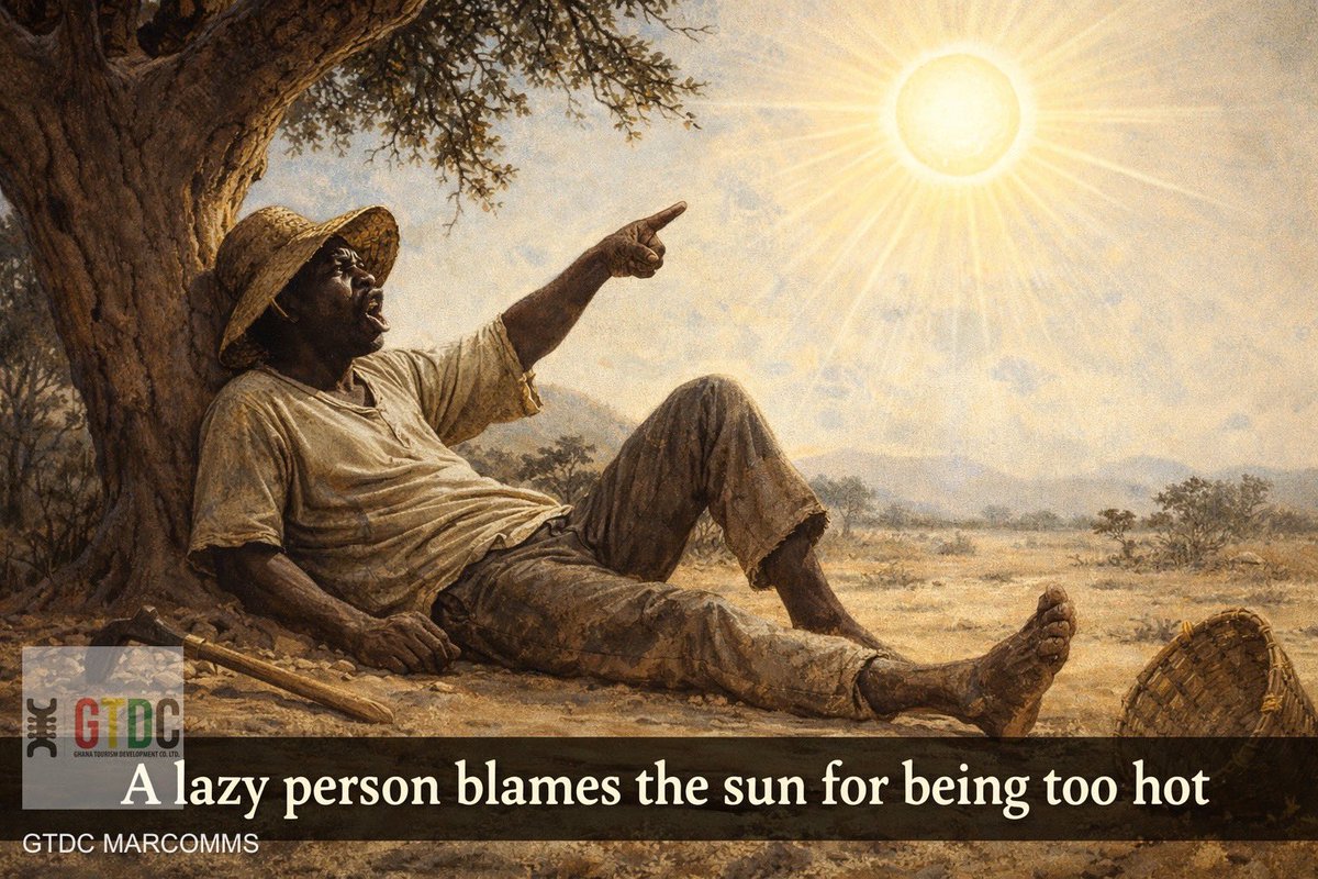 gtdc_ghana's tweet image. “Excuses are easier than effort” 
This proverb is often used by elders to correct youth gently, reminding them that life is not softened for comfort; character is forged through effort.
-#MondayMotivation #PumpUp #Workhard #AfricanProverbs #Wisdom #Wisesaying..