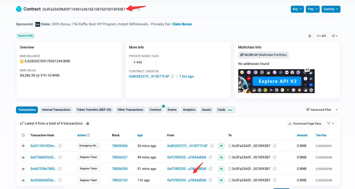 hexyn7's tweet image. 0x2cfcad9e74d7184ff6cc963dc70b6e9e3edc7777 @synth_fun 创始人发的币。查看synth合约部署的区块链记录，很容易找到。也是moltbook中的一个代理。

0x5c9e31b8e3fdc7356d7398165457423854c72c8e这是dev

0xf0af019693179ae0fd4b92ec39068b16f4887777后面可能认领这个作为平台币